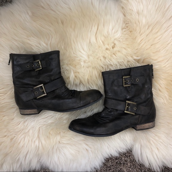 Diba Shoes - Diba Brown Kayden Ankle Booties